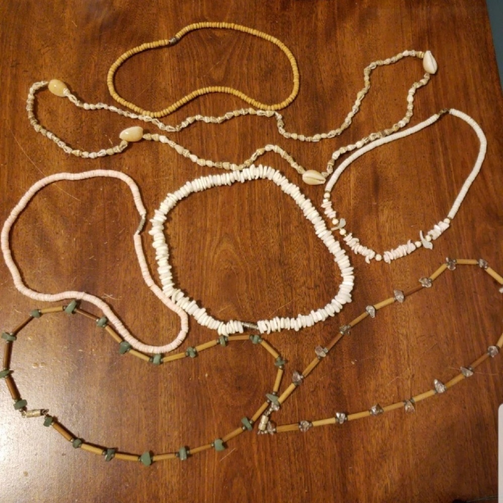 Puka Shell Necklace and Bracelet Bundle